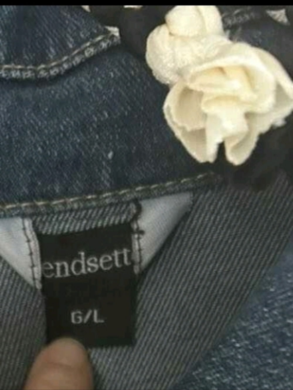 Classic Long Dark Indigo Denim Jacket - Picture 6 of 6